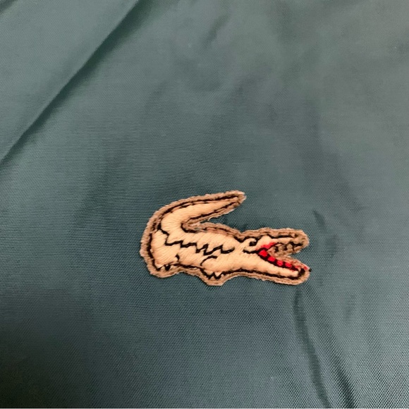 Vintage Izod jacket dark teal blue green windbreaker lightweight hoodie - Picture 2 of 6